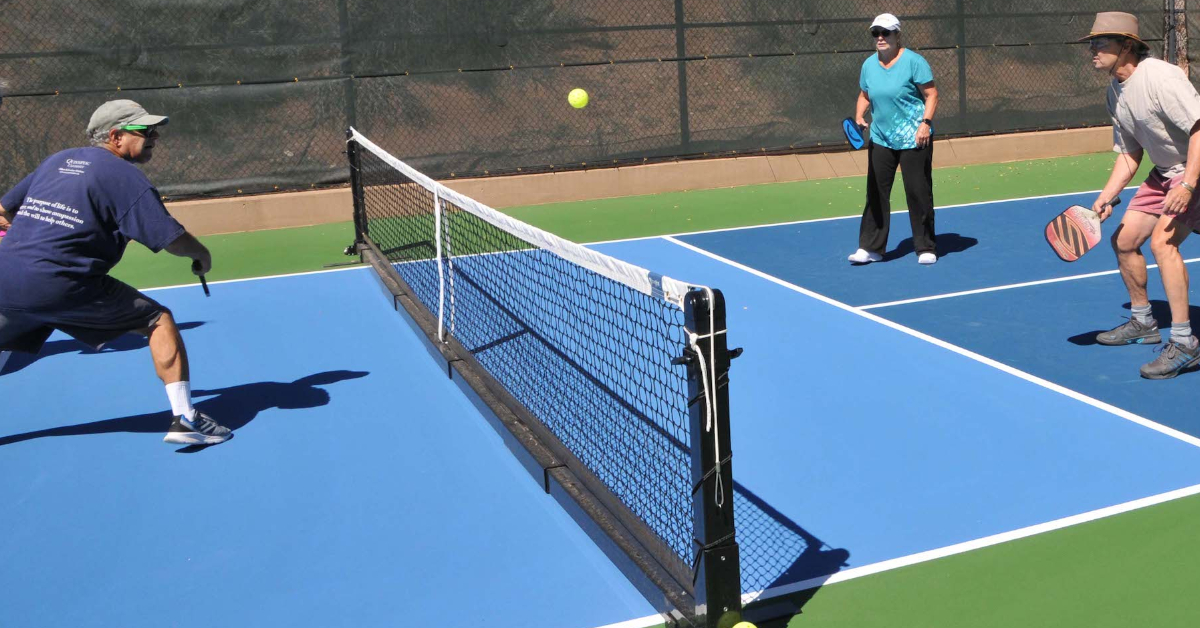 Addison Reserve pickleball courts