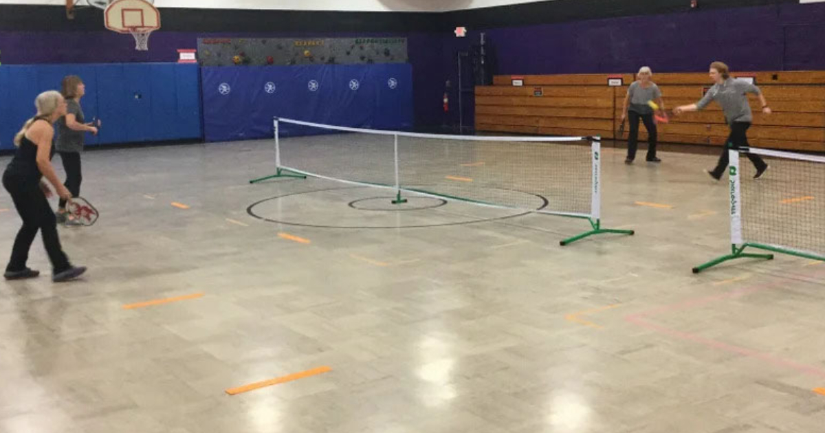 Agnor Hurt Elementary School Gym courts