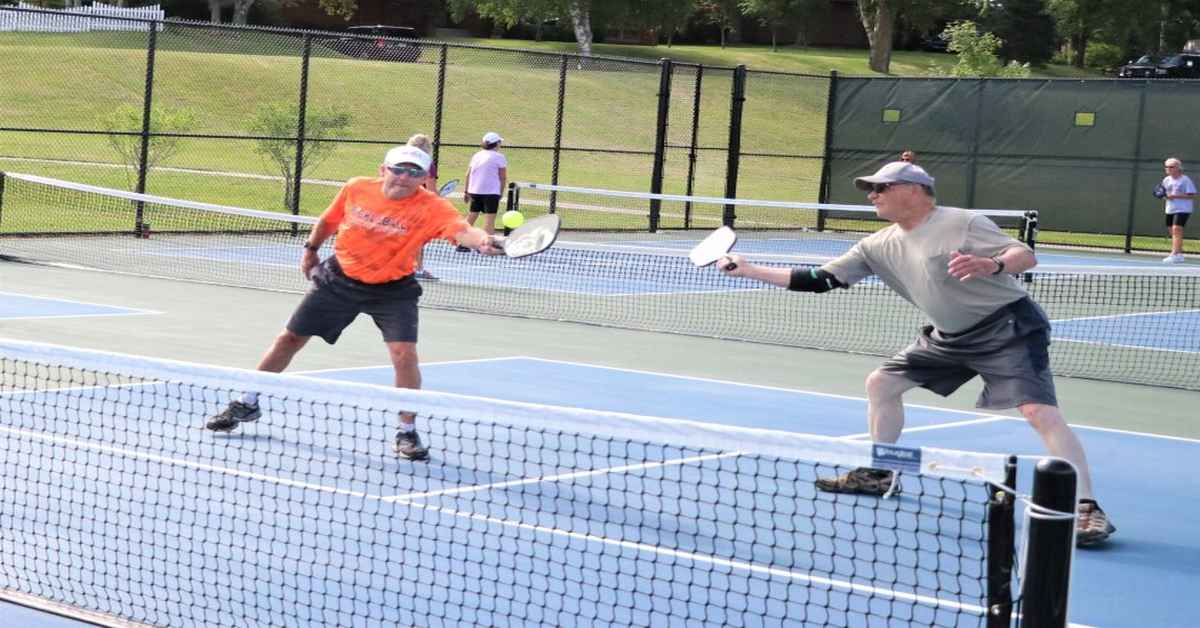 Angela Hibbard Park in Pickle Courts With Player