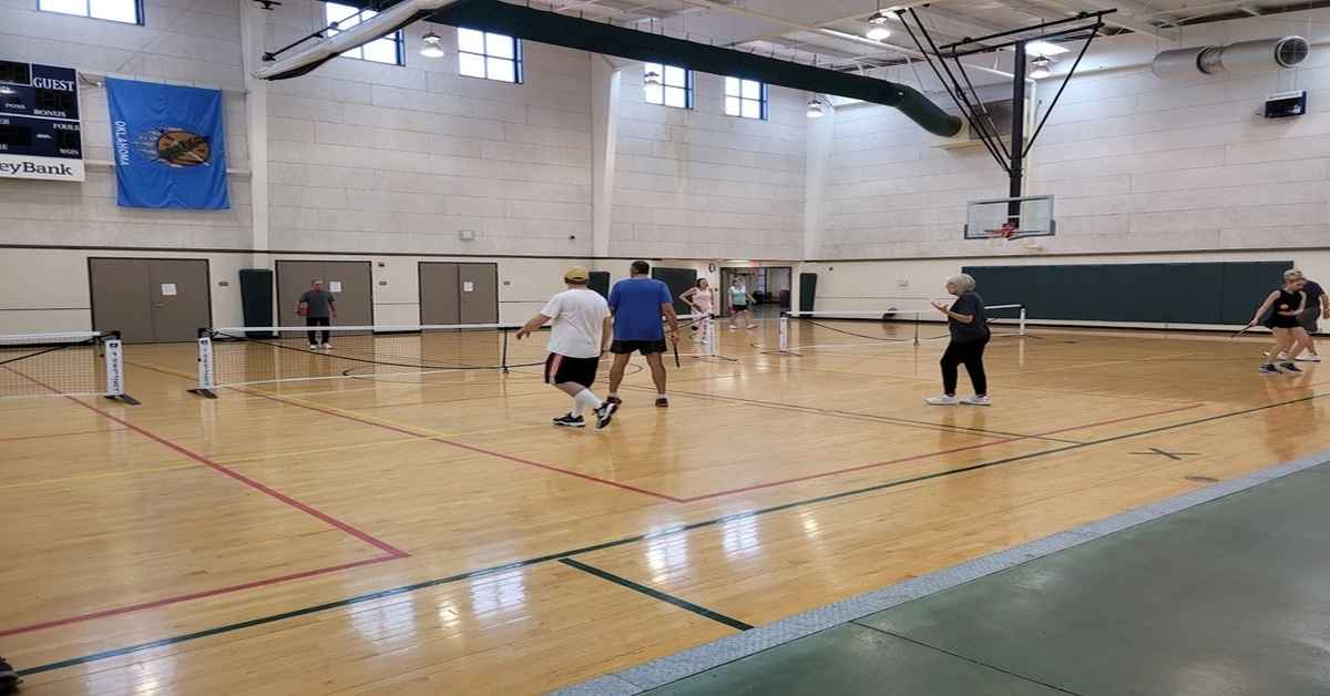 Ashland Recreation Center pickleball player