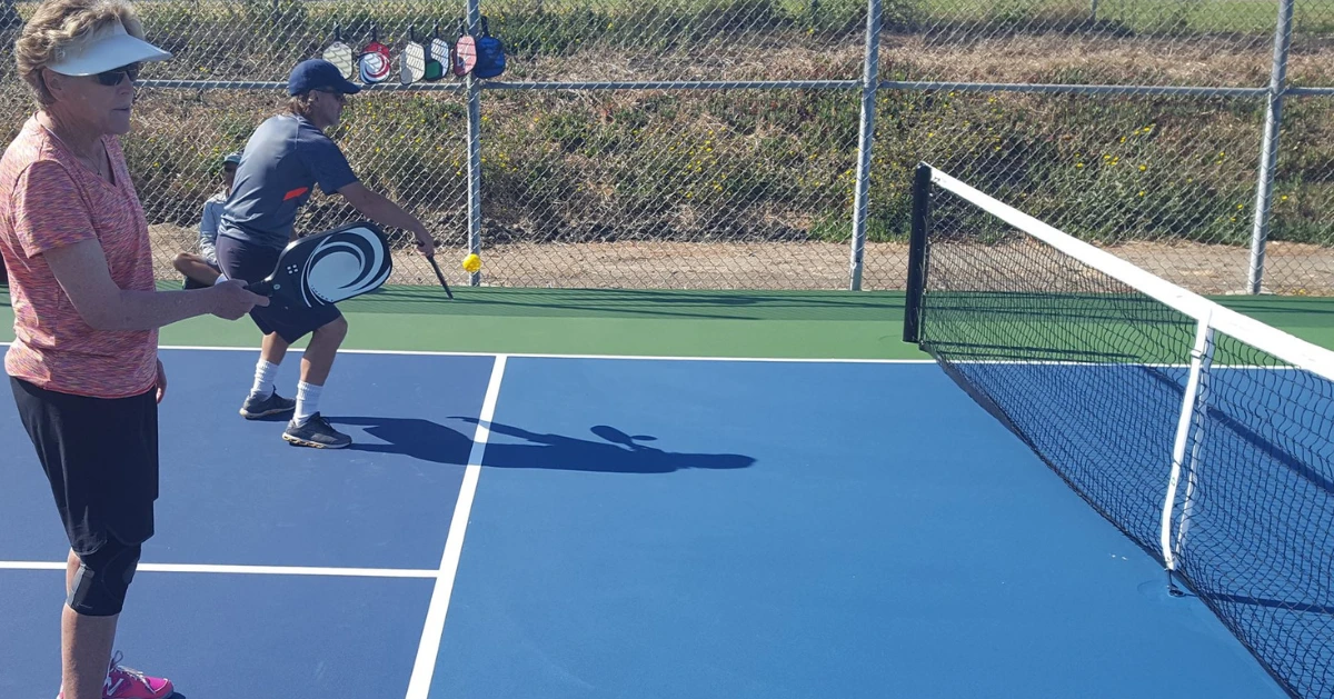 Cayucos - Del Mar Park in Morro Bay pickleball court