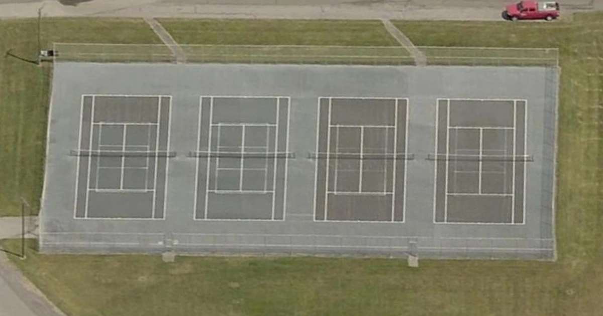 Central Mountain Middle School pickleball courts